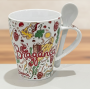 CANECA BRAGANÇA COM COLHER