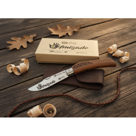 NAVALHA AMIZADE com BOLSA DE PELE