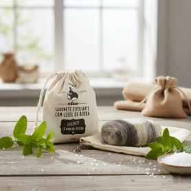 Sabonete Esfoliante Lã Natural Limonete, 100gr